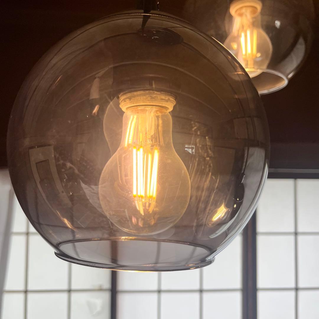 ペンダントライト　吊り下げ　ガラスシェード