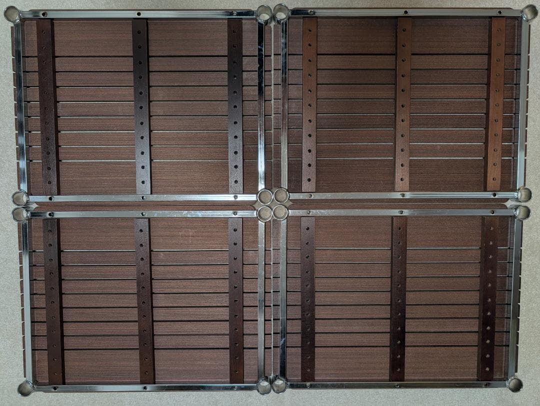 ホームエレクター ブランチシェルフ ダークブラウン 4枚 W600 × D450