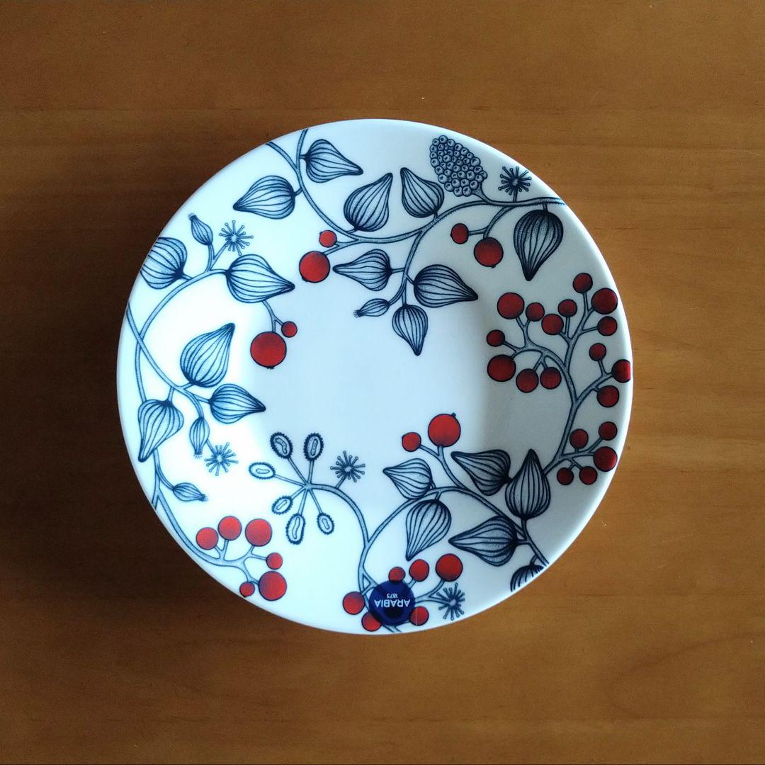 アラビア ルノ フロストベリー プレート2種 オーバル25cm王冠＋16.5cm