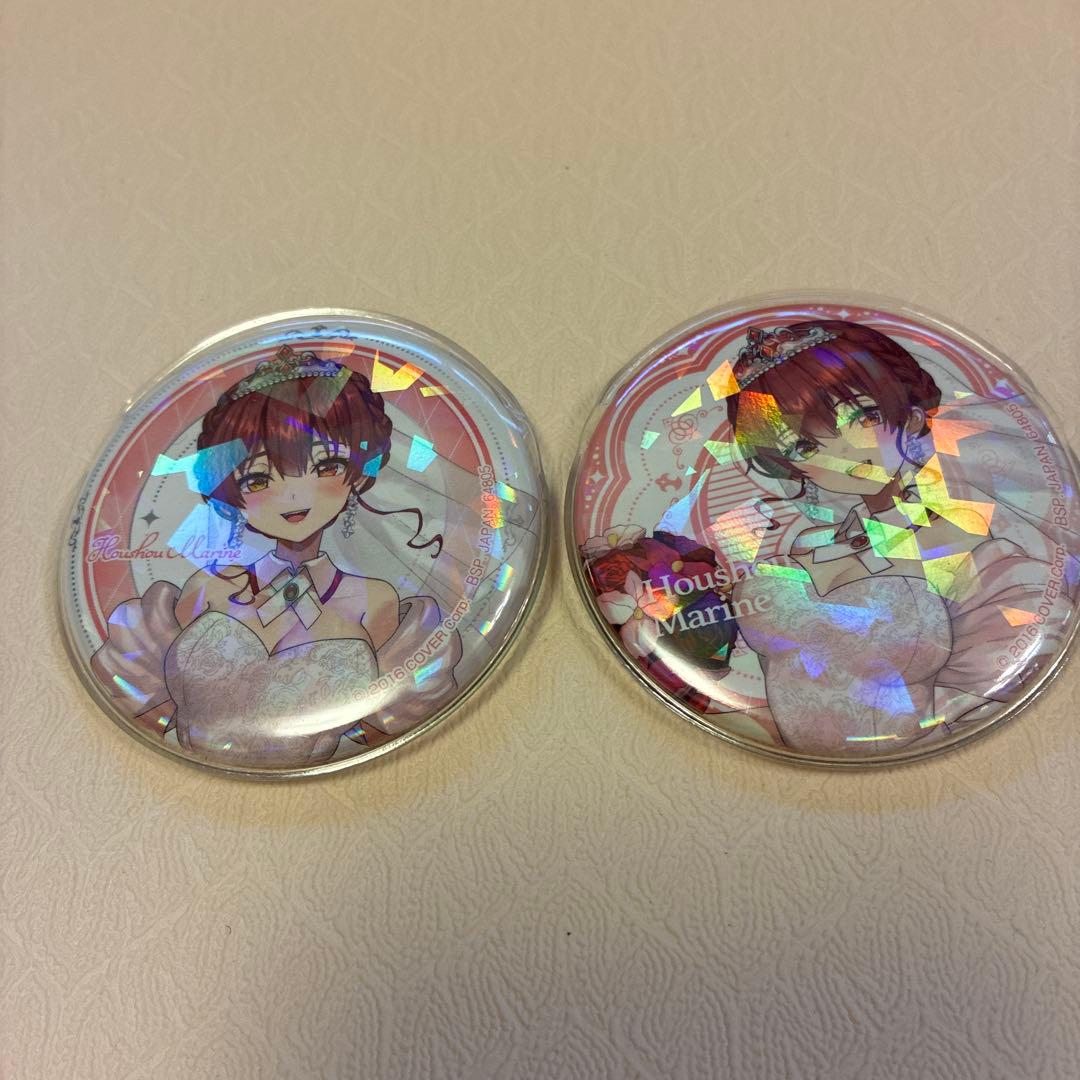 ホロライブ 一番くじ 宝鐘マリン ビジュアルボード 缶バッジ付き