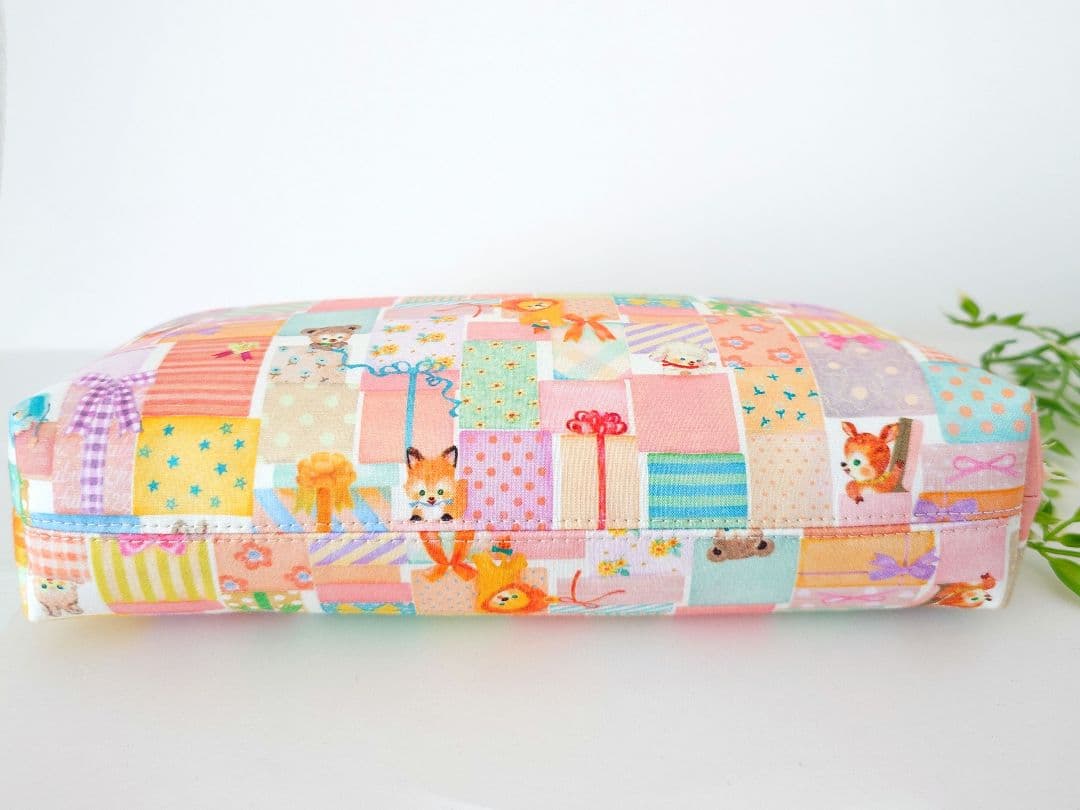 うさこ〜 ハンドメイド ユキエモン がま口ポーチ 3点 ✿パズル ピンク