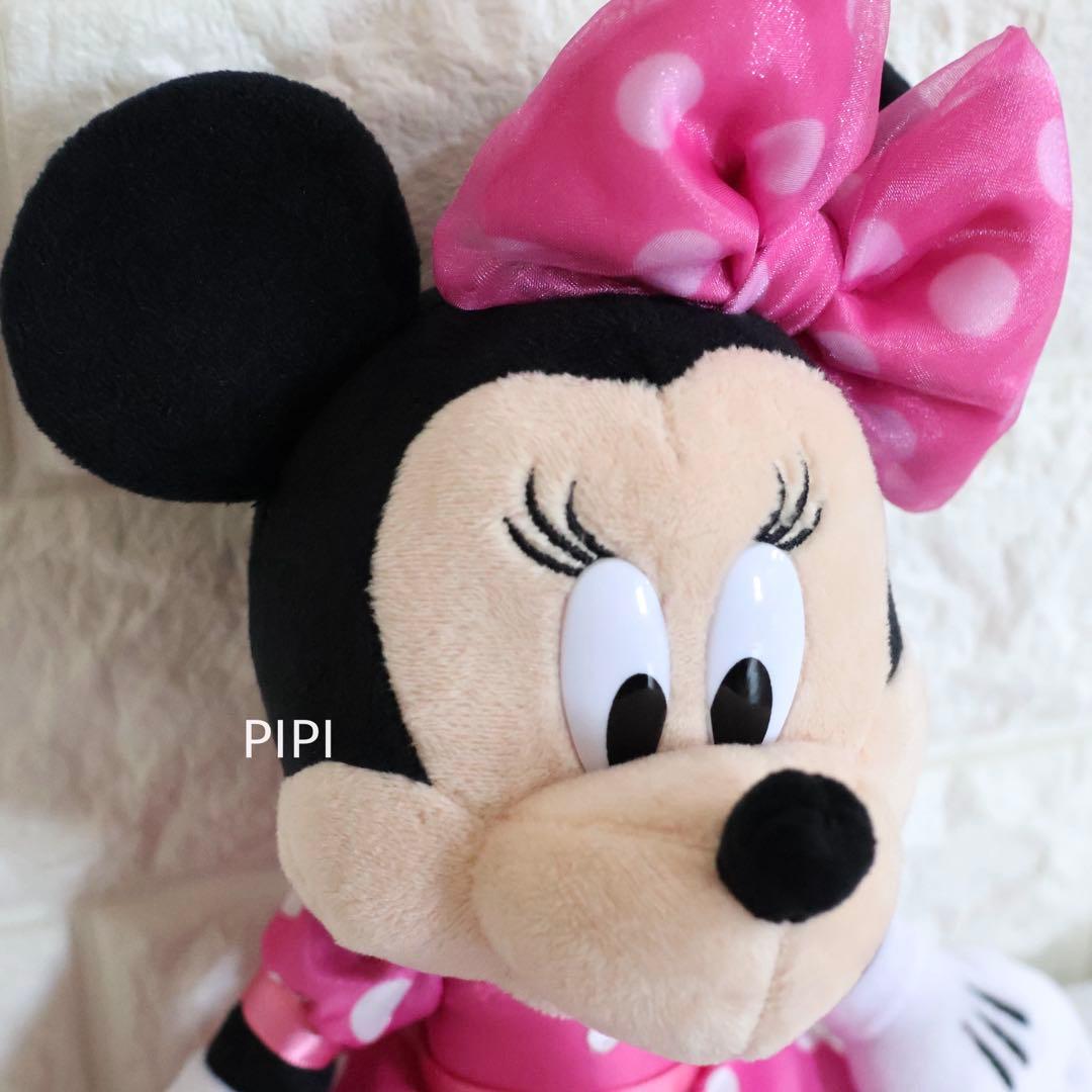 ディズニー　ミニー　キーホルダー　ヘアゴム　セット　ピンク