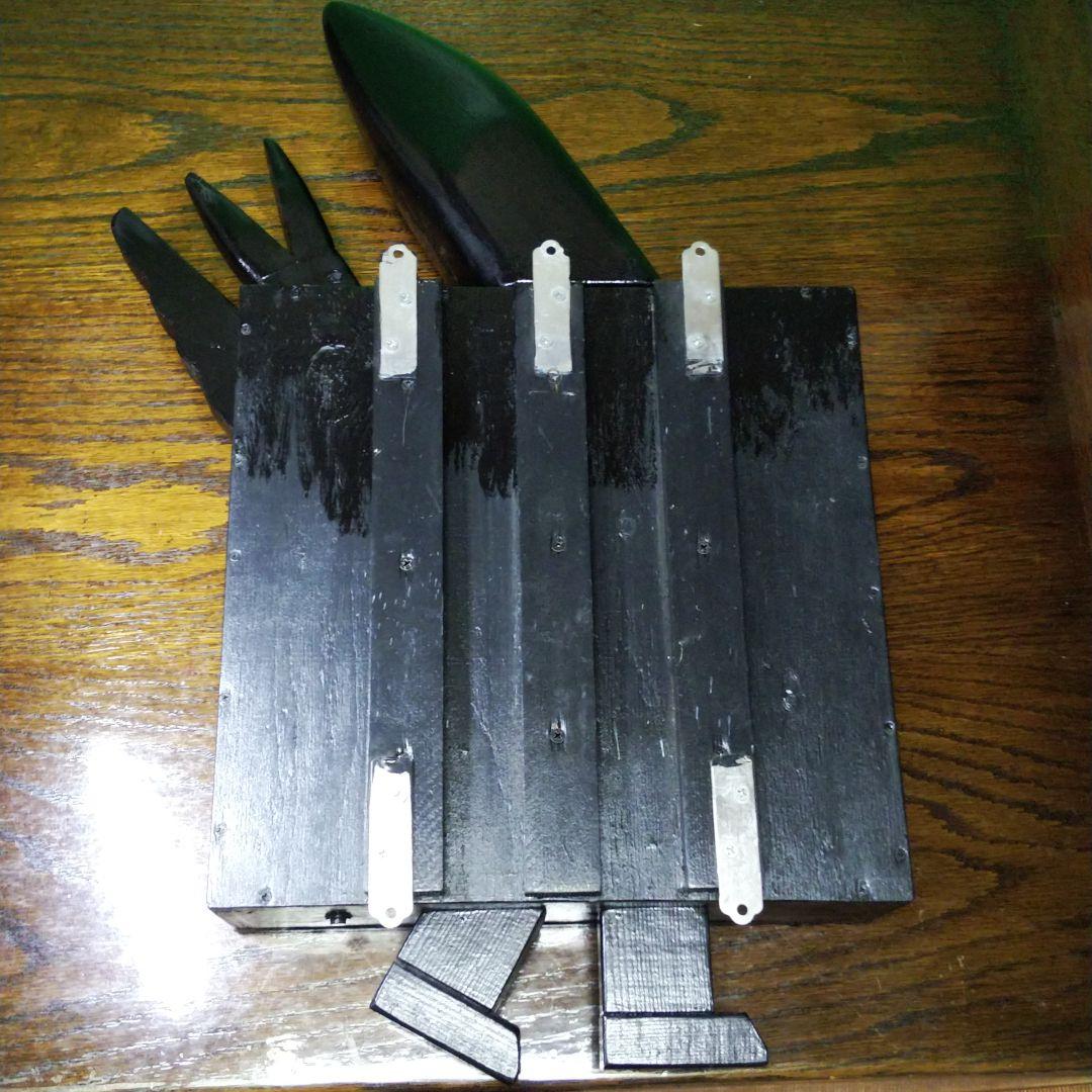 【カラスの親子型防雨電波時計】CASIO IQ−1009J 使用（プラ枠黄ばみ）