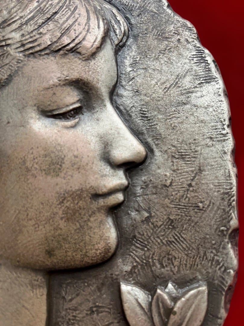 舟越保武 レリーフ《少女像》 山種美術館竣工記念 額装