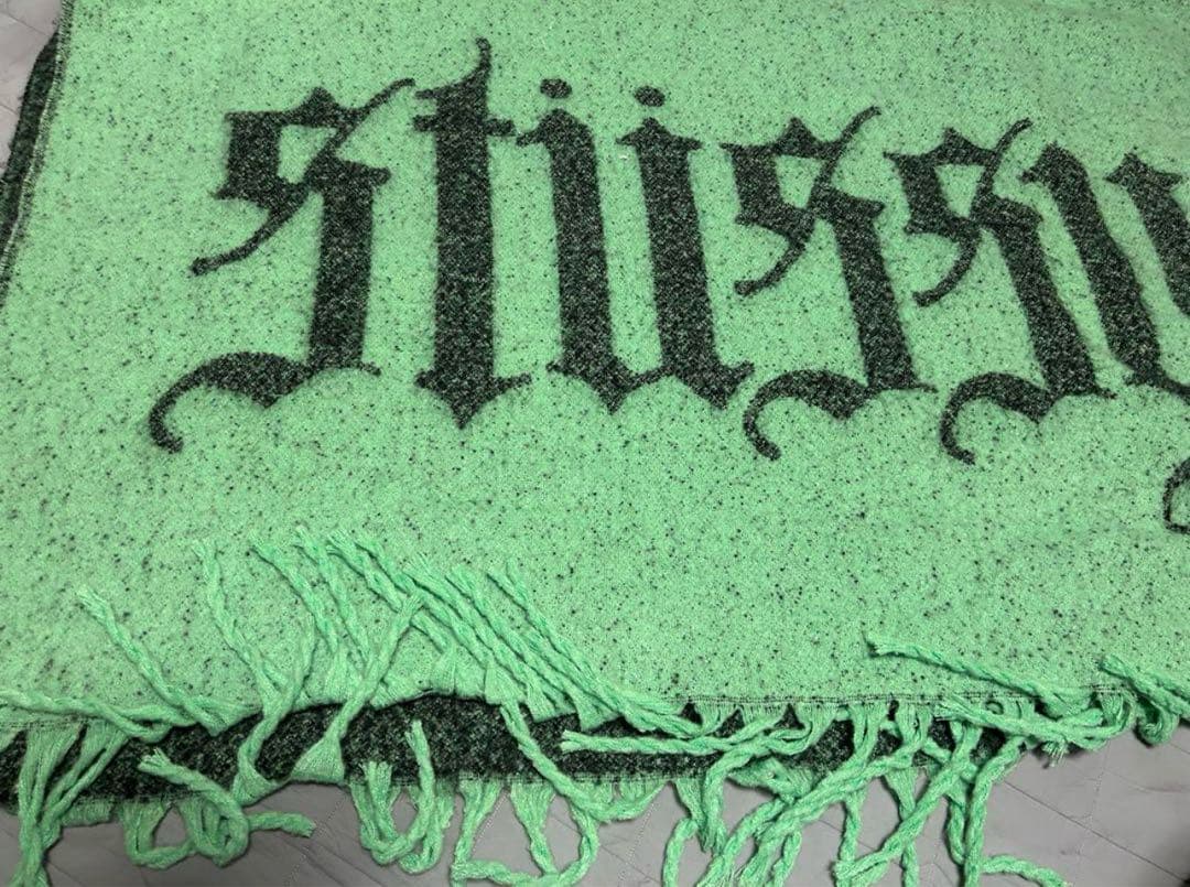 stussy ブランケット　緑