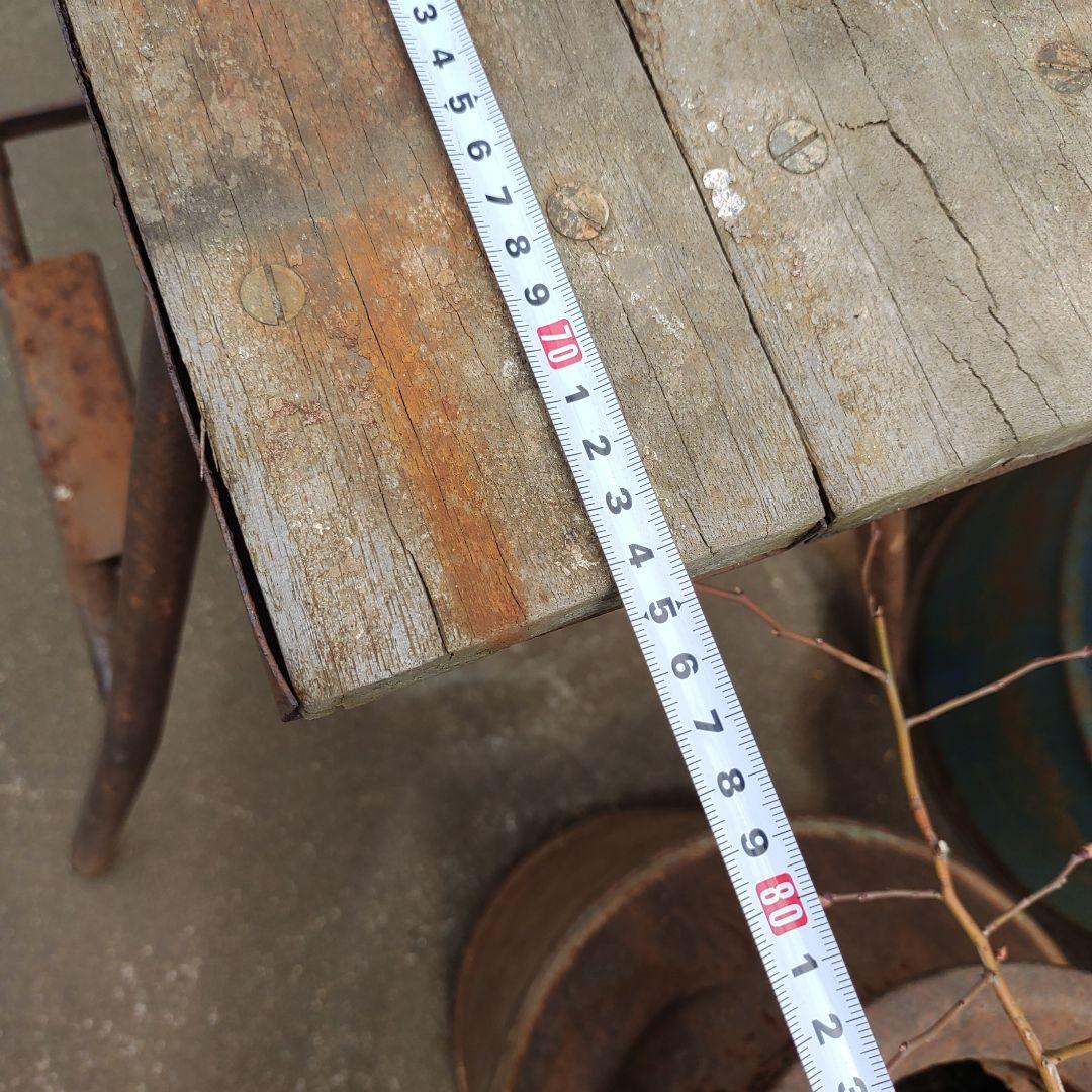 アンティーク　レトロ　足場 脚立