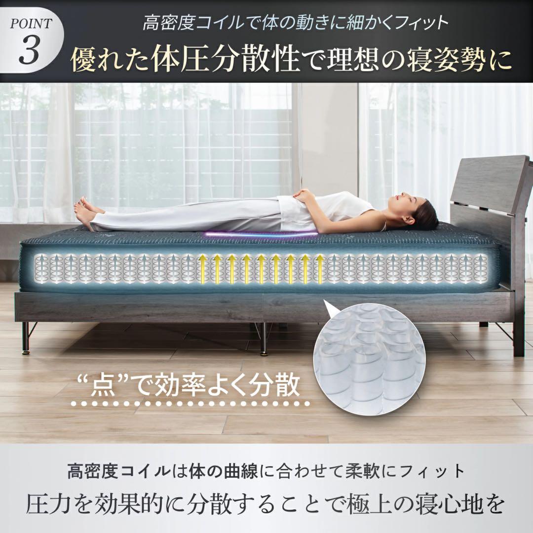 ごくみん GOKUMIN プレミアム スプリングマットレス 極厚 20cm