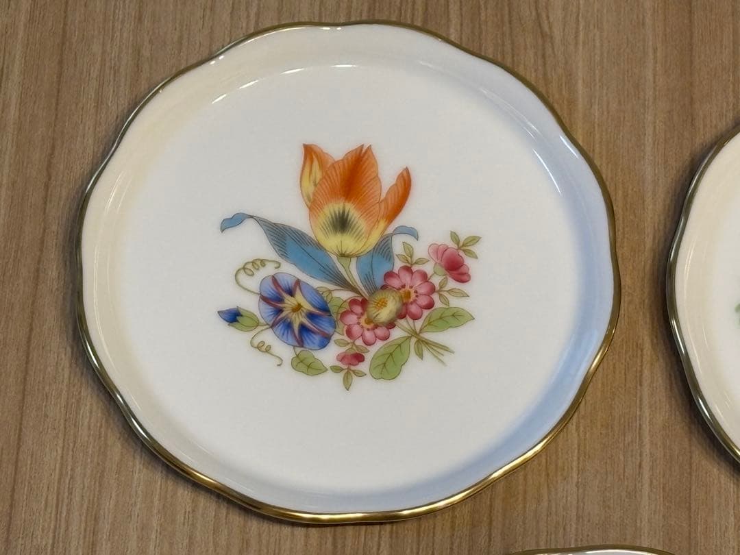 RITAO CHAN公式アカウント03専用 ヘレンド 花柄陶器皿5枚セット - メルカリ