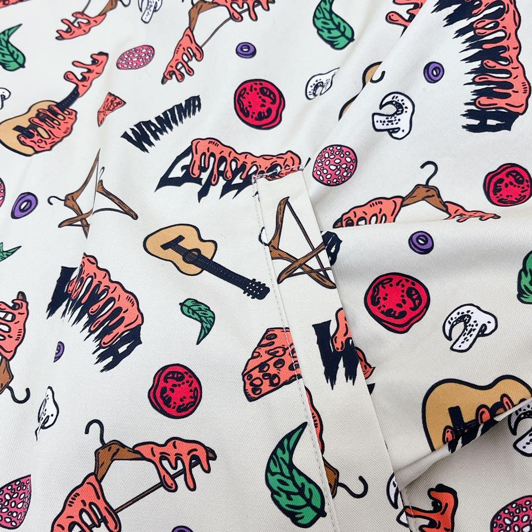 新品未使用 WANIMA×LEFLAH ピザ柄 総柄 コーチジャケット XXL - メルカリ