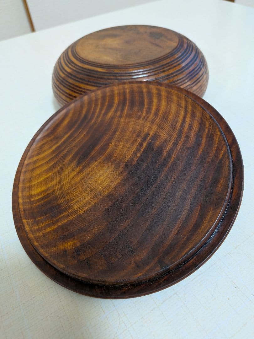 あすか菓子器6寸　ふき漆