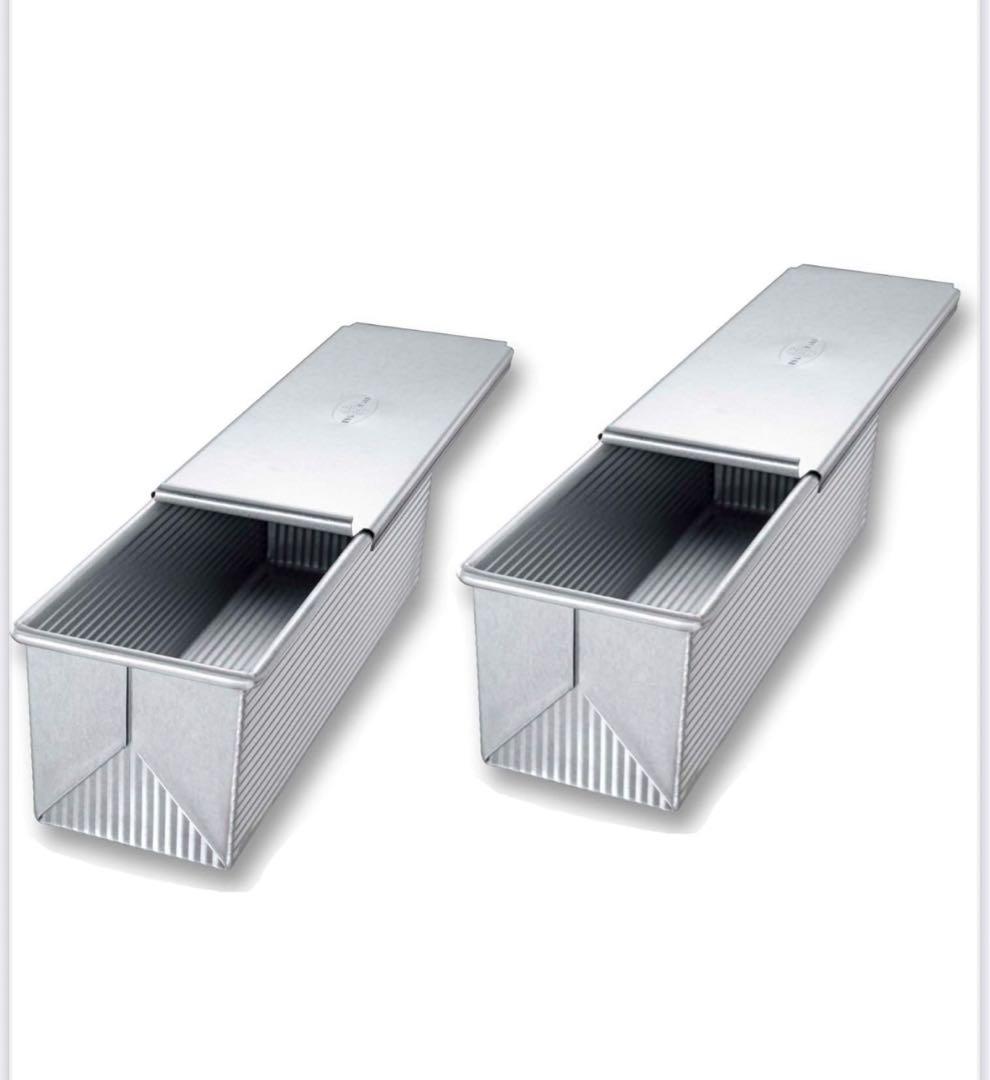 USA PAN Bakeware プルマンローフパン＆フタ　2個セット　パン型