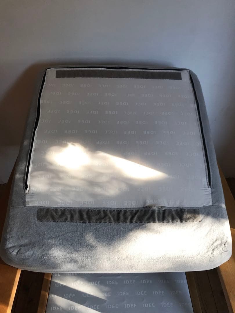 IDEEイデーDIMACHEディモンシュ一人掛けソファー①替えカバー付きピンク