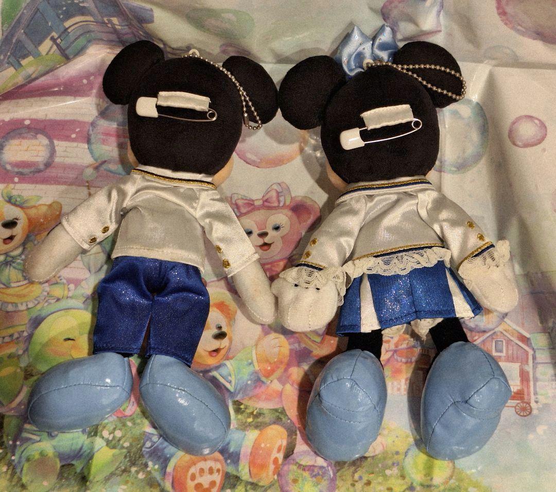 ミッキー&ミニー　ぬいぐるみバッジセット『TDSプラザエントランス』ディレクター