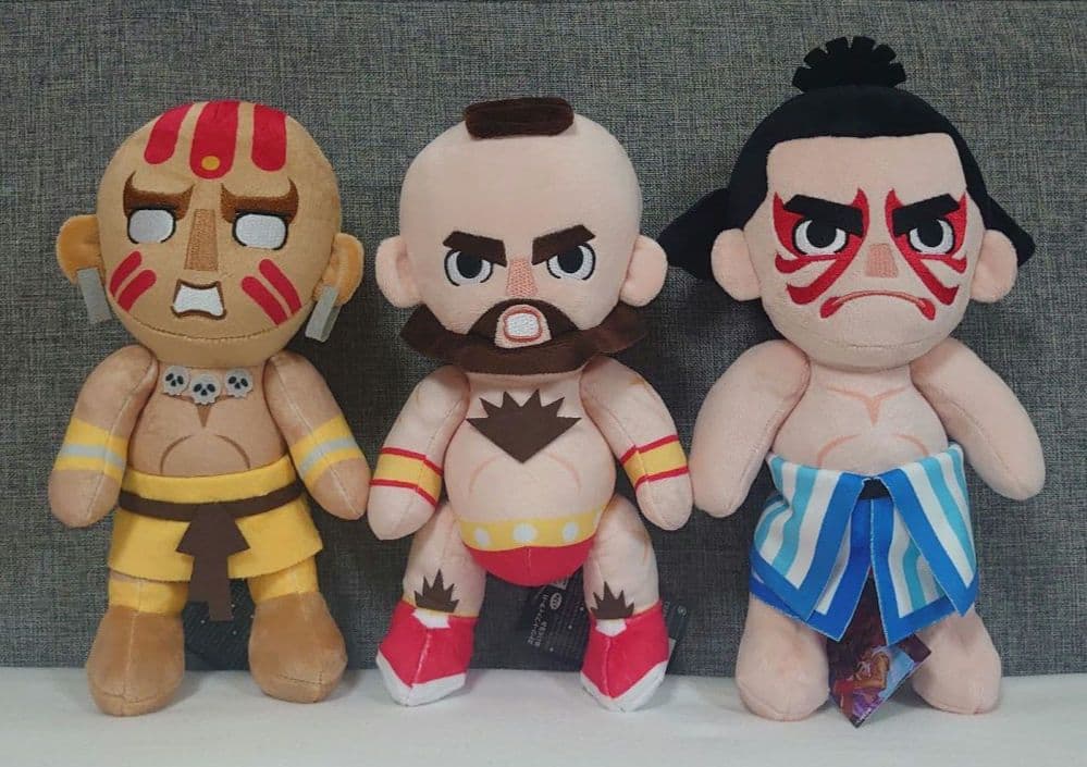 ストリートファイターⅡ ぬいぐるみ 全12種 コンプリート ラウンドワン