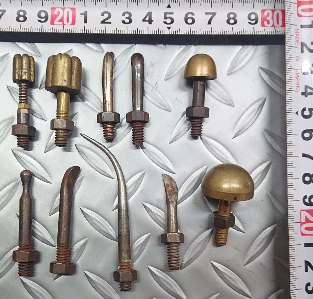 深雪アートフラワー　こて　まとめてアタッチメント10点セット ①