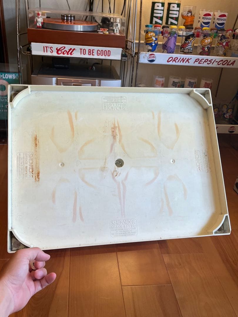 ヴィンテージ　コカコーラ　プラスティック　ラック　シェルフ　棚　什器　雰囲気抜群