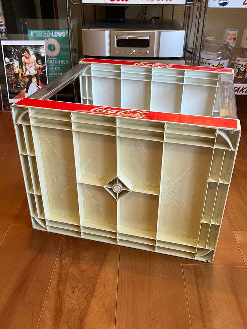 ヴィンテージ　コカコーラ　プラスティック　ラック　シェルフ　棚　什器　雰囲気抜群