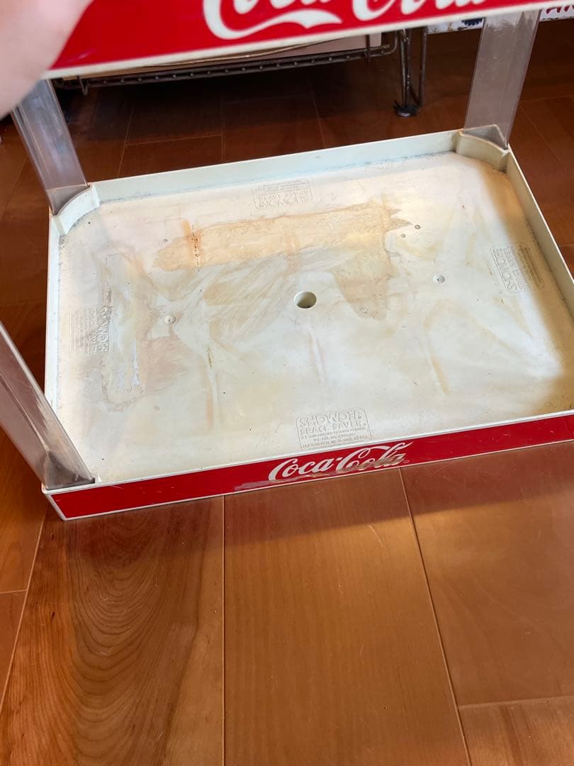 ヴィンテージ　コカコーラ　プラスティック　ラック　シェルフ　棚　什器　雰囲気抜群
