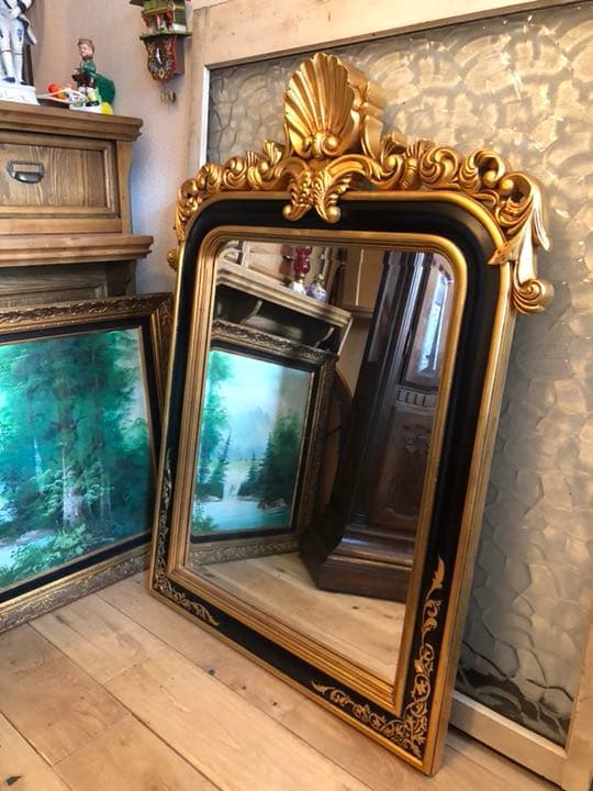 アンティーク ミラー 鏡 ビンテージ ヴィンテージ 壁掛けミラー インテリア