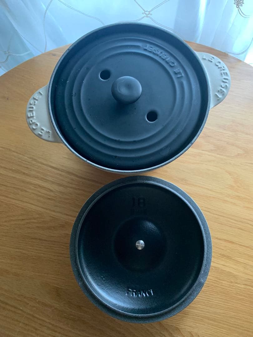 LE CREUSET ル・クルーゼ エブリィ・ココット　ベージュ