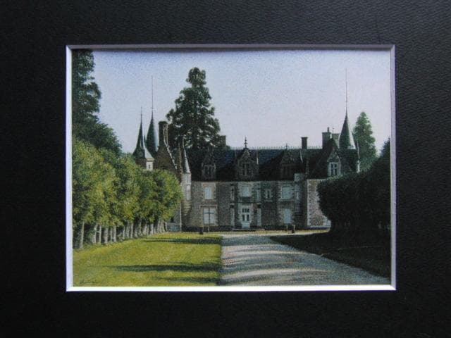 芦田芳生、【朝の古城（ロワール地方 ヴェレッツ城）】 - メルカリ