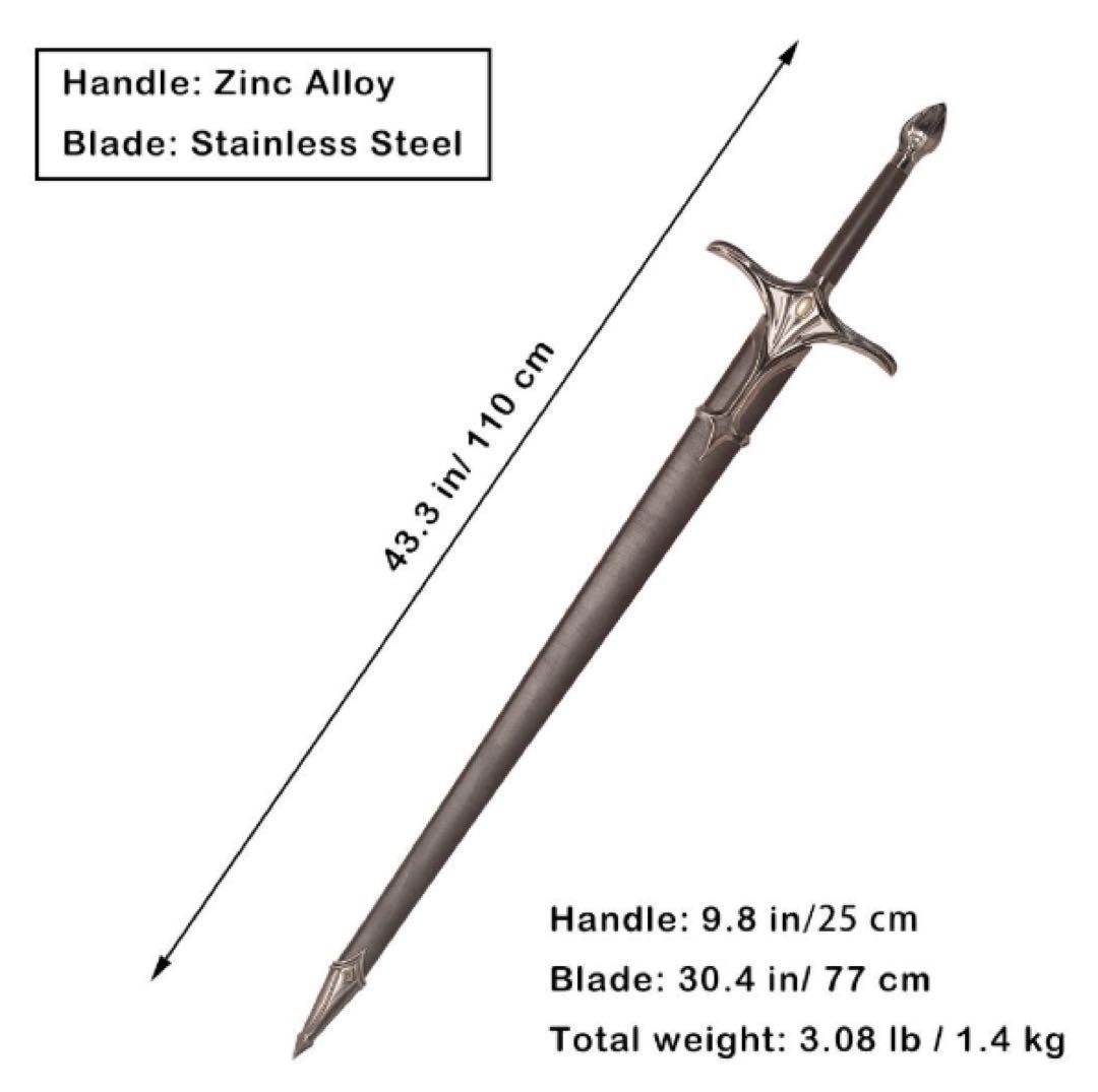 ケラン・チェル剣『ロード・オブ・ザ・リング』古兵器 武具 模造刀·模擬刀
