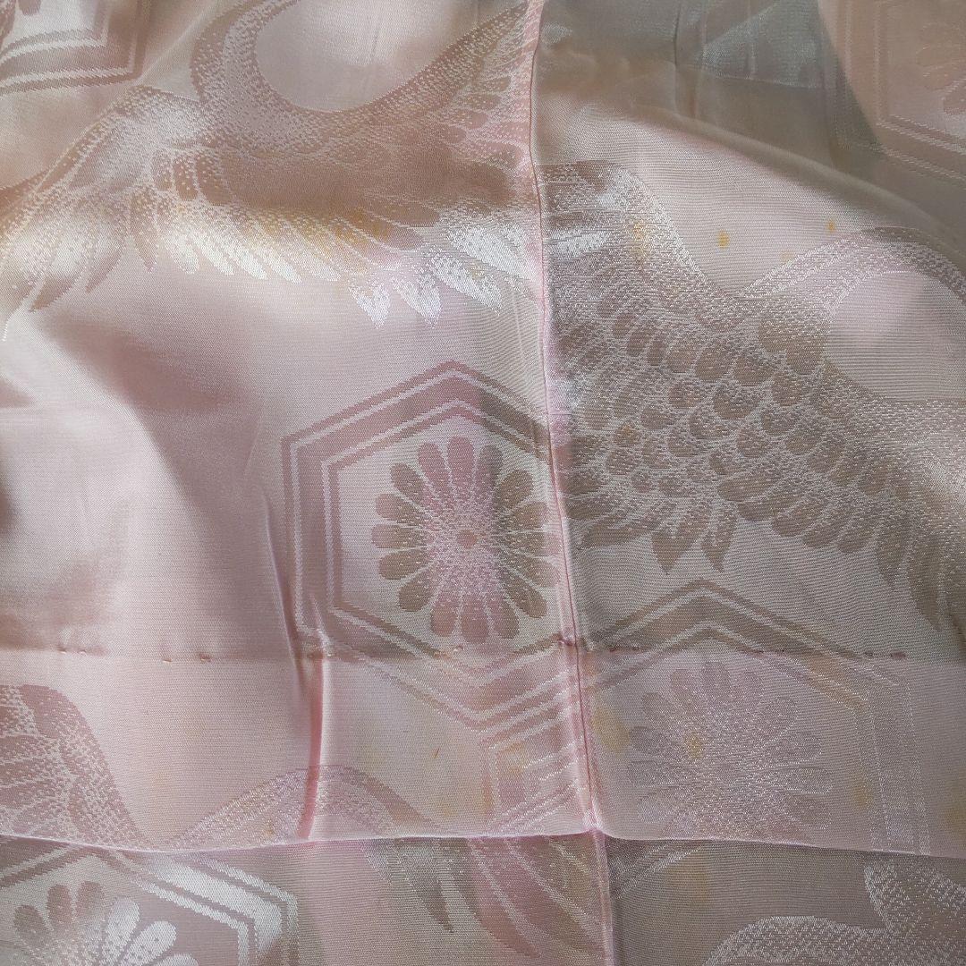 七五三 伝統的な和装 緑と赤の花柄長襦袢付き