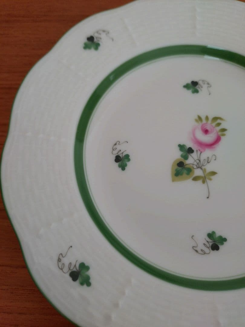 ヘレンド　ウィーンの薔薇　パン皿