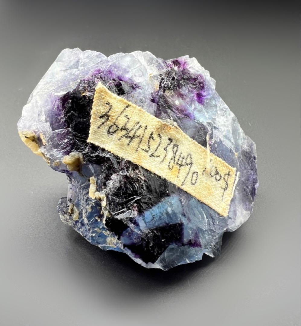 大きめ　ヤオガンシャン産　オールドストック　パープルコア　ブルーフローライト