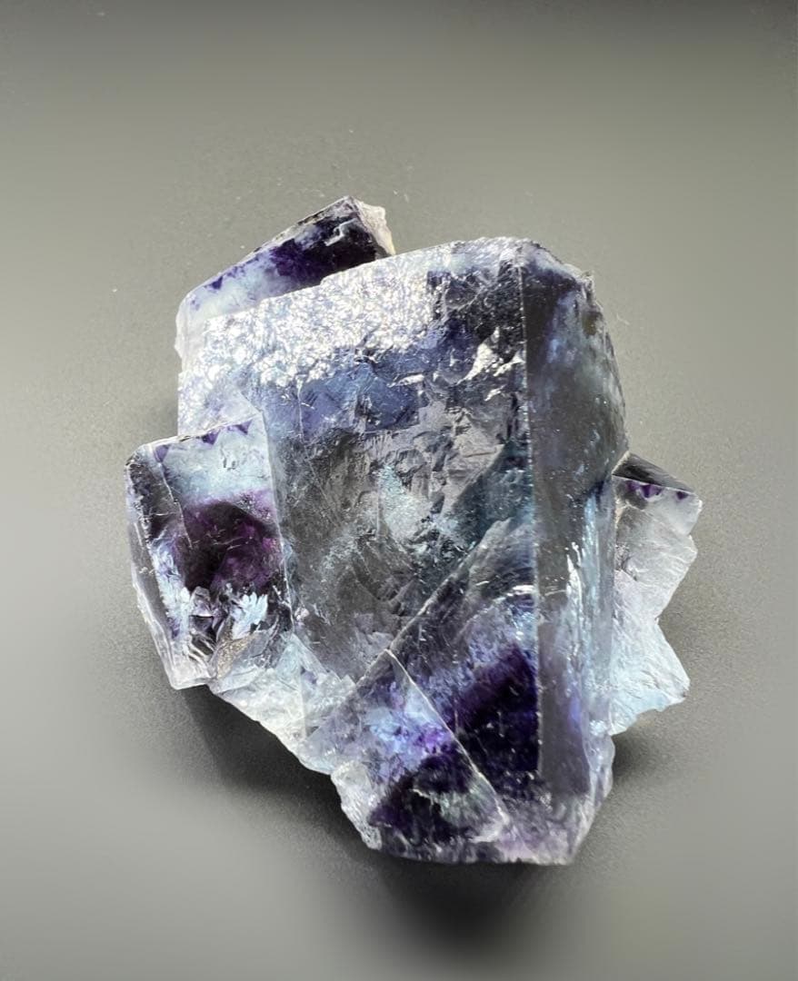 大きめ　ヤオガンシャン産　オールドストック　パープルコア　ブルーフローライト