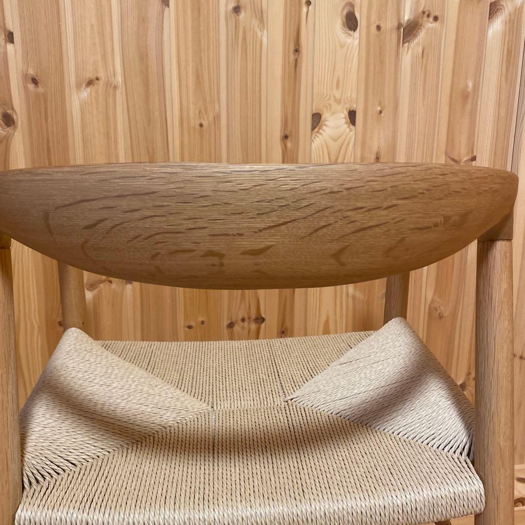 無印良品 オーク材ペーパーコードアームチェア