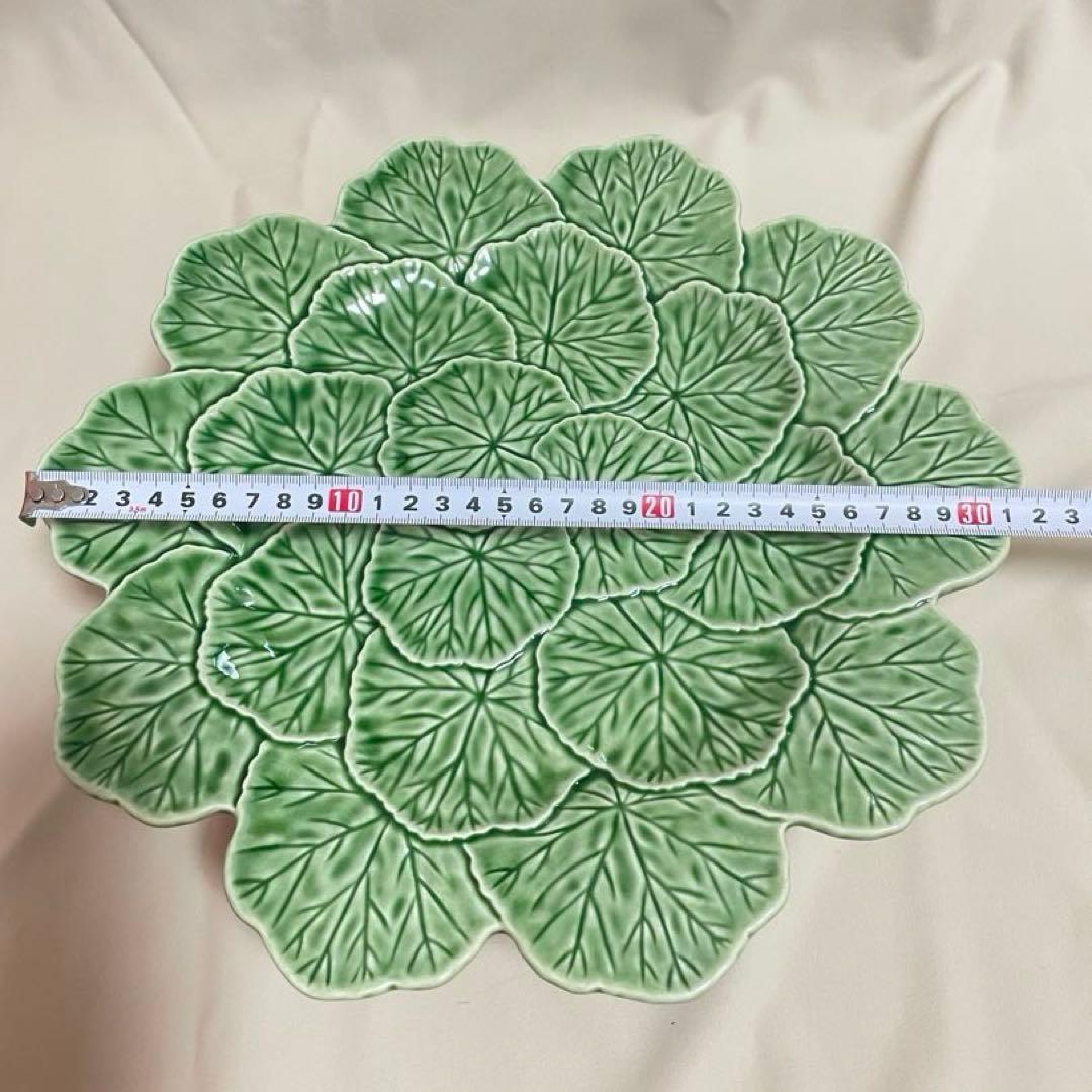 《希少品》BORDALLOボルダロ 葉っぱ大皿