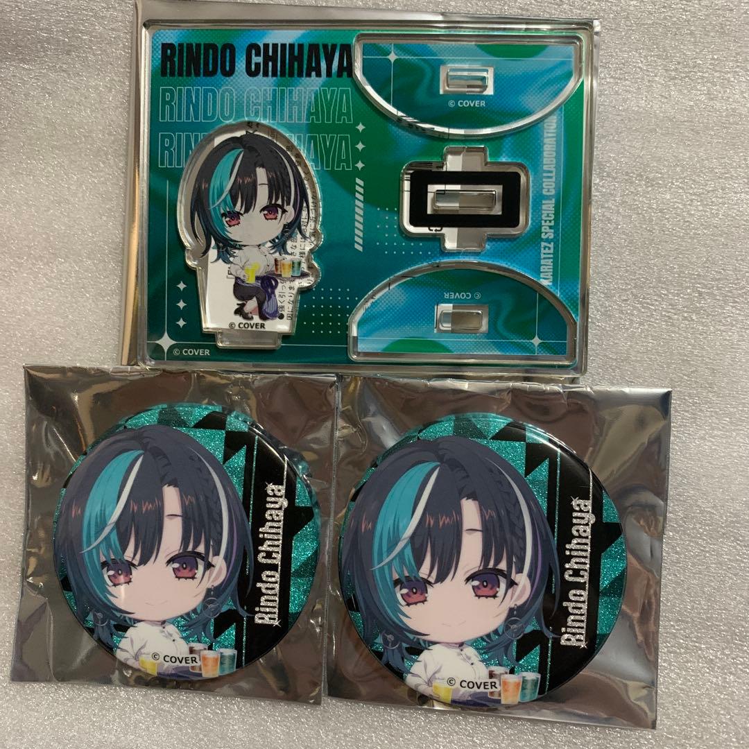 輪堂千速 ミニアクスタ 缶バッジSD カラ鉄 ホロライブ FLOW GLOW