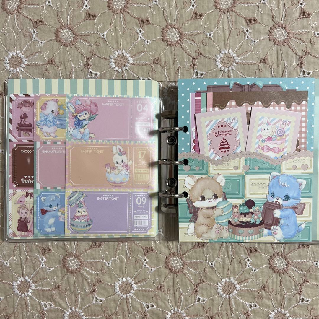 B7 バインダー おすそ分けファイル ayyjewel バレンタイン アニマル