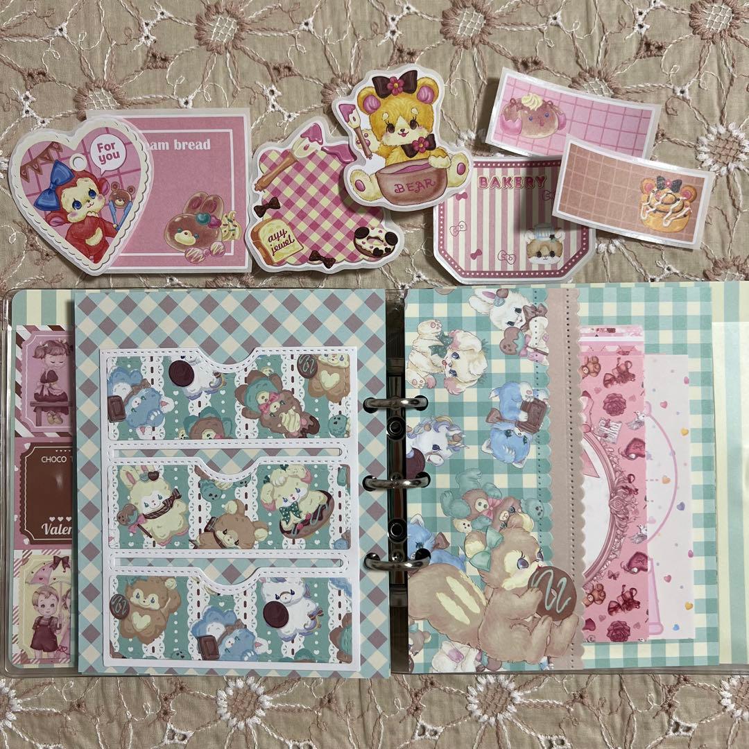 B7 バインダー おすそ分けファイル ayyjewel バレンタイン アニマル