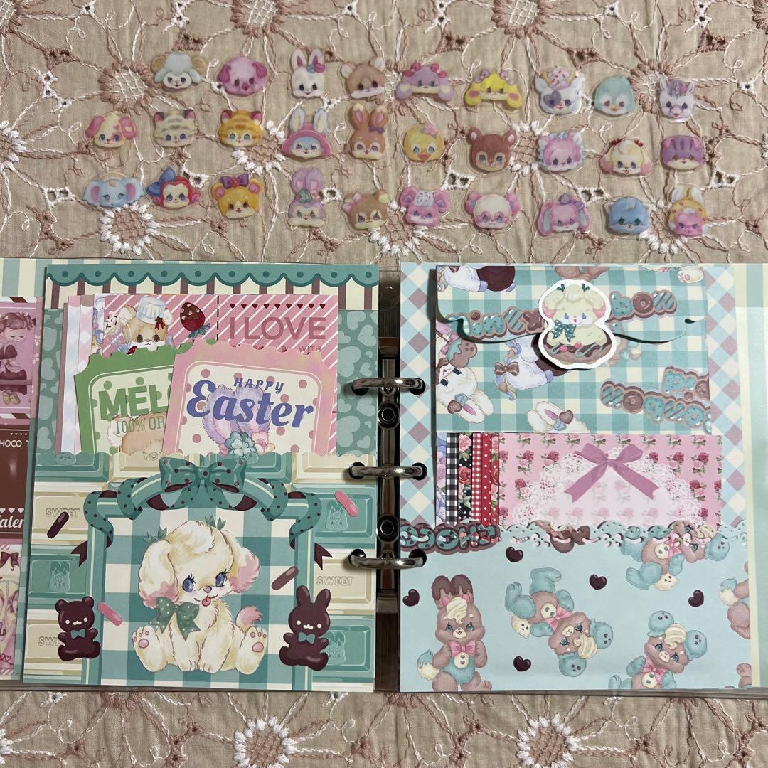 B7 バインダー おすそ分けファイル ayyjewel バレンタイン アニマル