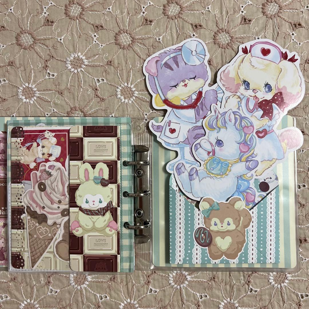 B7 バインダー おすそ分けファイル ayyjewel バレンタイン アニマル