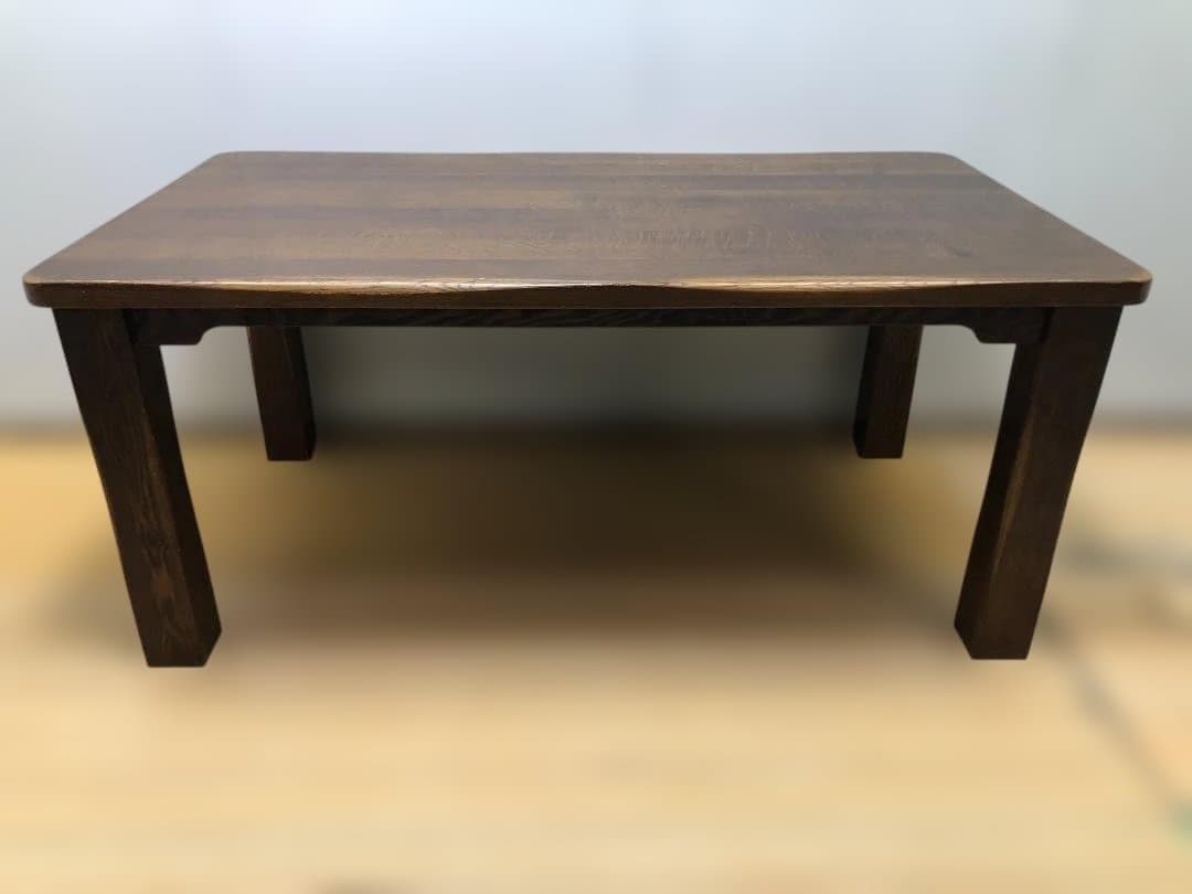 【送料無料】無垢材 大型テーブル 昭和期 ダイニング 古家具 251215