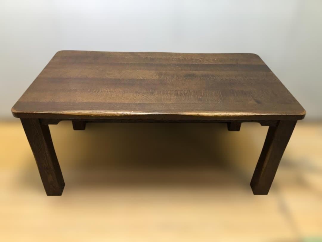 【送料無料】無垢材 大型テーブル 昭和期 ダイニング 古家具 251215