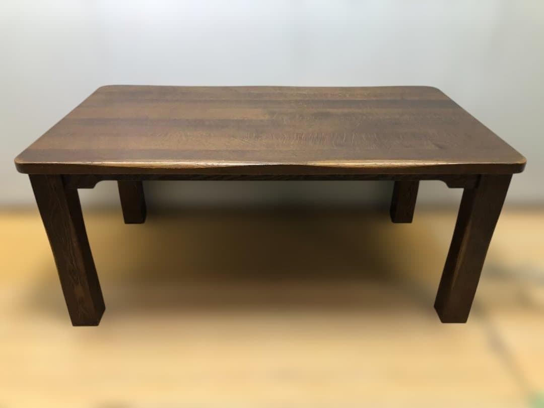 【送料無料】無垢材 大型テーブル 昭和期 ダイニング 古家具 251215