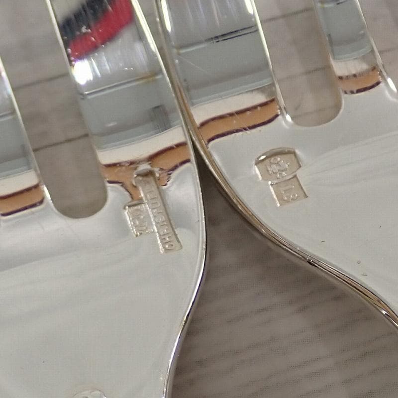 RU-6003　クリストフル　マルリー　ケーキフォーク　シルバーコーティング