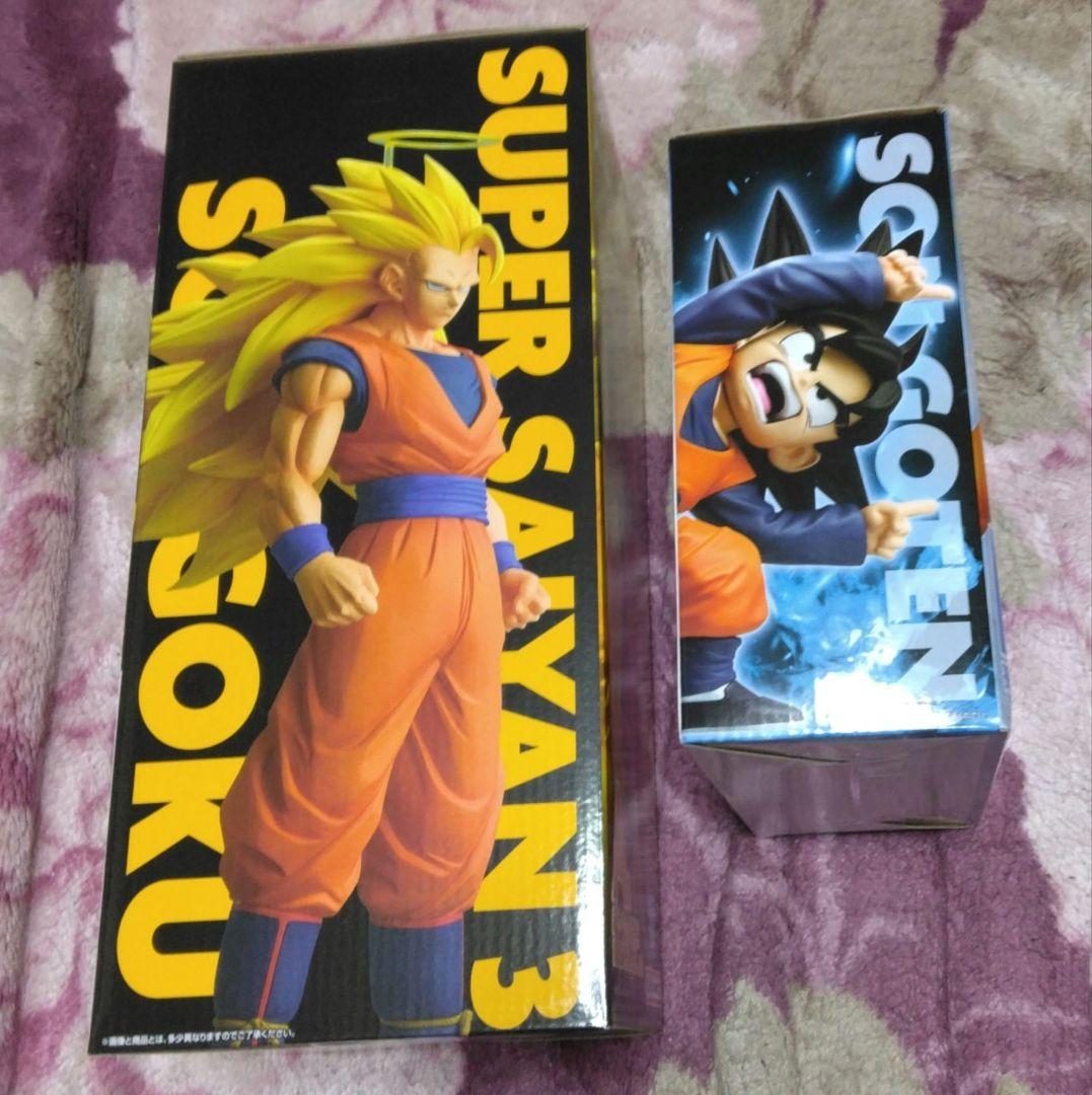 一番くじドラゴンボール A賞超サイヤ人3、D賞孫悟天＆トランクスフィギュアセット