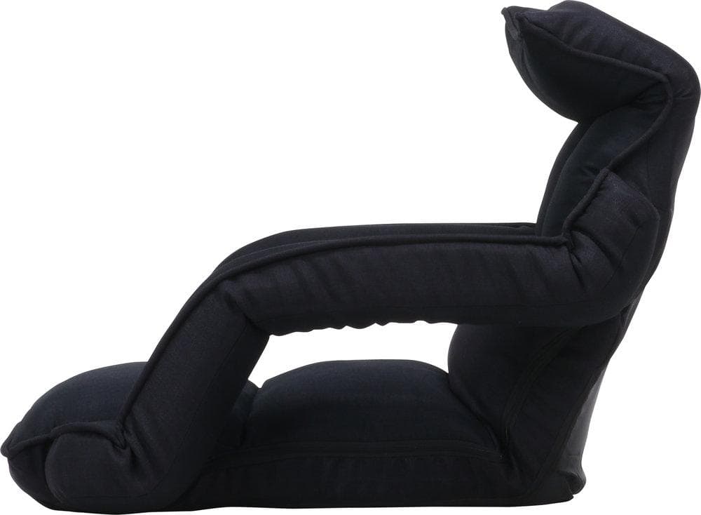 《新品・送料無料》リクライニング座椅子　モコ　ＢＫ