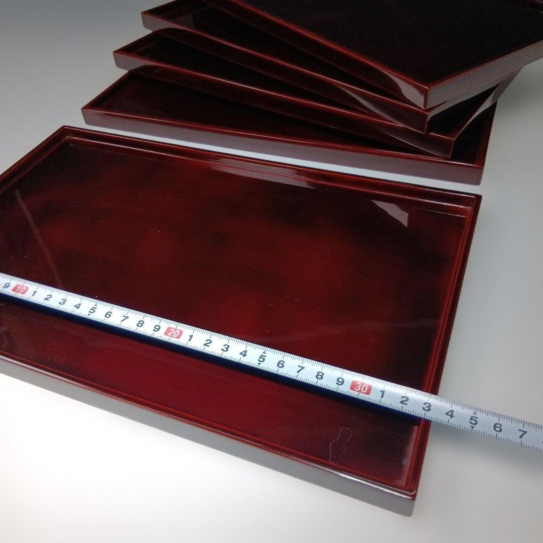 輪島塗 光栄堂 点心盆5枚 共箱