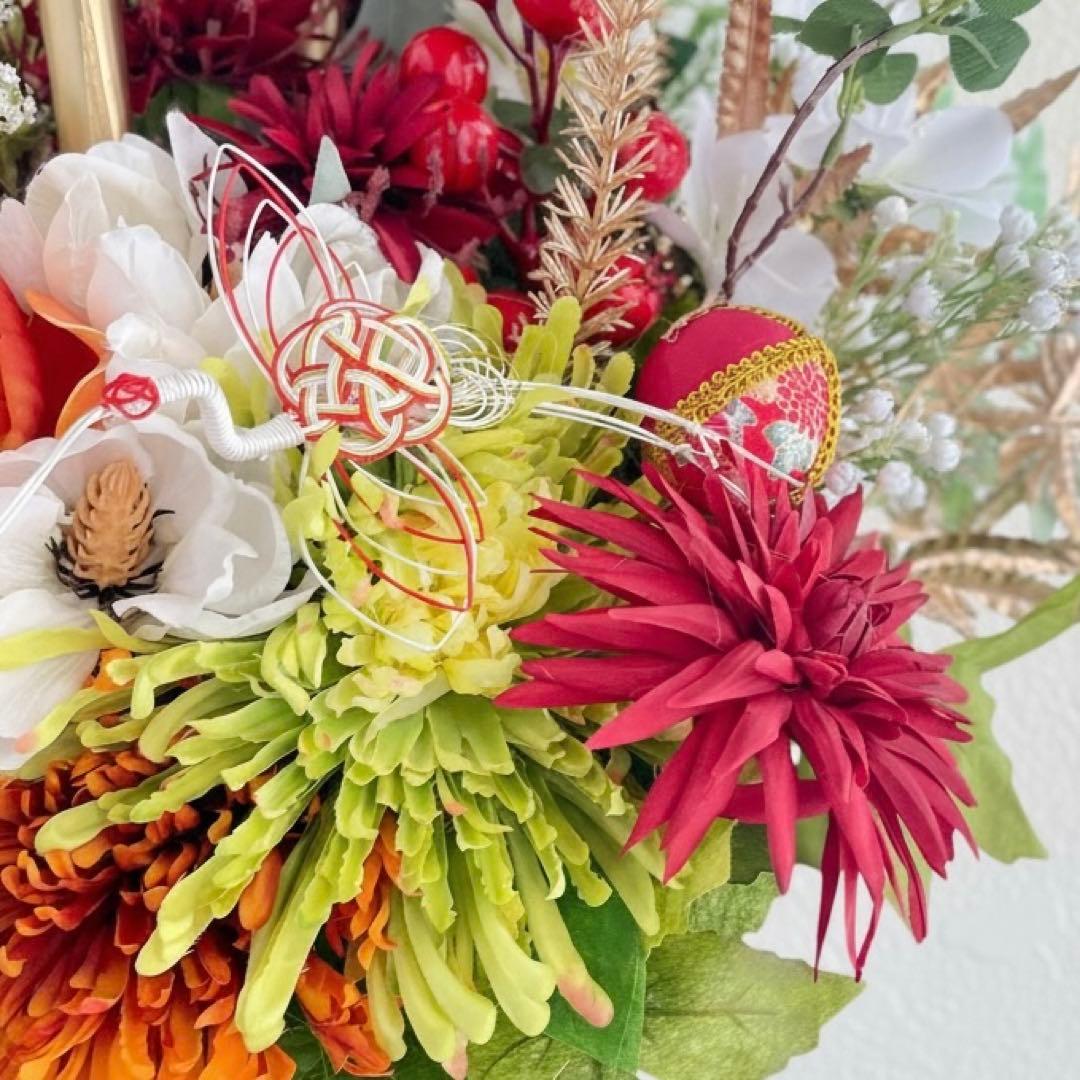 門松 LLサイズ 豪華絢爛 迎春プレミアムアレンジメント 商業用正月飾り 造花