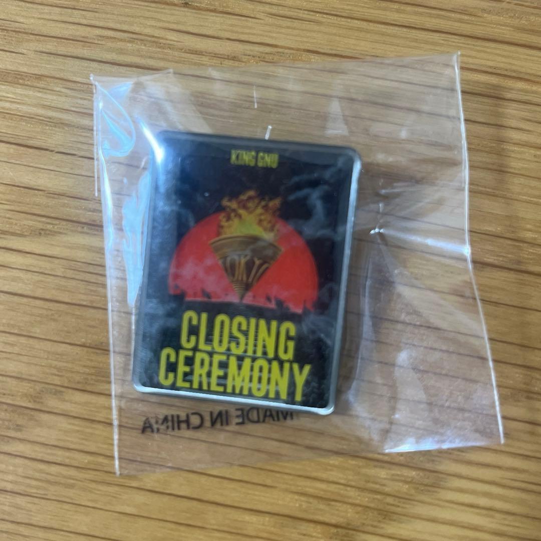 KingGnu ceremonyピンバッジ シークレット - メルカリ