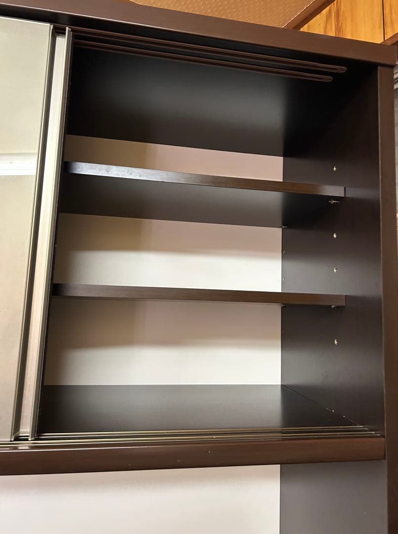 美品！ 松田家具 レンジボード 品名: 1200 ライズレンジ ダーク 送料無料