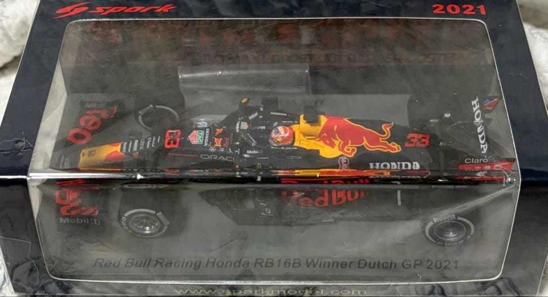 スパーク 1/43 レッドブルRB16Bフェルスタッペン2021オランダ優勝