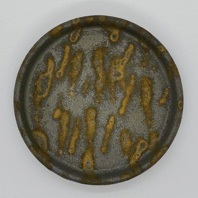 細川政己 台座 釉薬 斑模様 新品未使用品