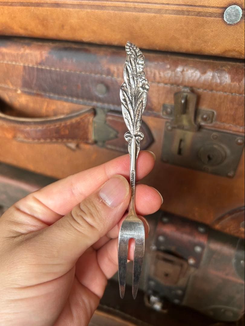 超希少　銀製　Reed&Barton アンティークフォーク